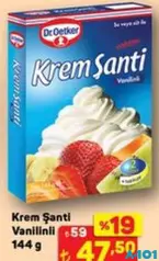 DR. OETKER KREM ŞANTİ VANİLİNLİ 144 G DR. OETKER KREM ŞANTİ VANİLİNLİ 144 G